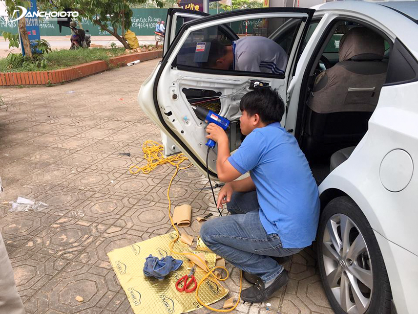 Noise protection for car doors