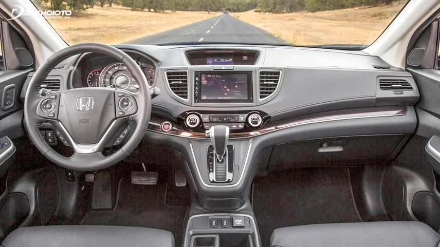 Nội thất Honda CR-V 2016 sang trọng, tiện nghi
