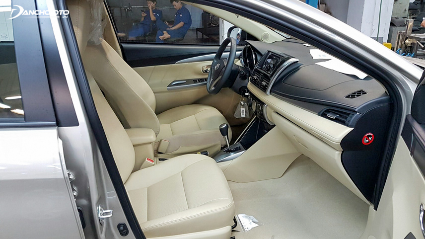 Trang bị tiện nghi Toyota Vios 2018 phiên bản 1.5G
