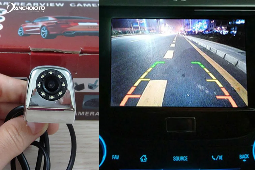 Camera lùi hồng ngoại cho hình ảnh sáng rõ hơn vào ban đêm