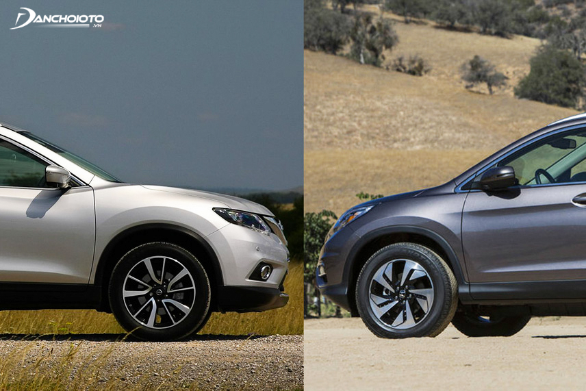 Nissan X-Trail 2016 và Honda CR-V 2016