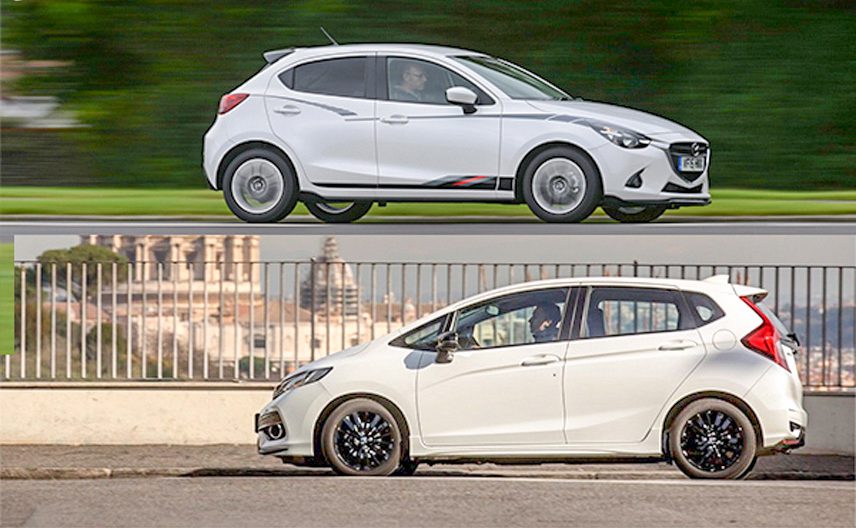 So sánh Honda Jazz và Mazda 2 Nên mua dòng xe Nhật nào?