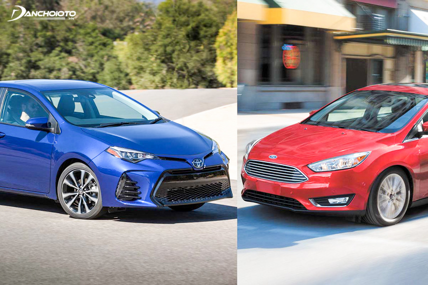So sánh Ford Focus và Toyota Corolla Altis Nên chọn xe Mỹ