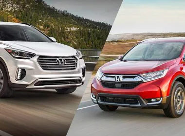 Honda CR-V 2018 và Hyundai SantaFe 2018: Sự cạnh tranh khốc liệt trong mức giá xe 1 tỷ