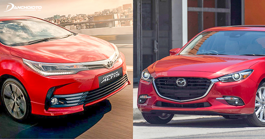 Toyota Altis 2018 và Mazda 3 2018 là đối thủ nặng ký trong phân khúc hạng C