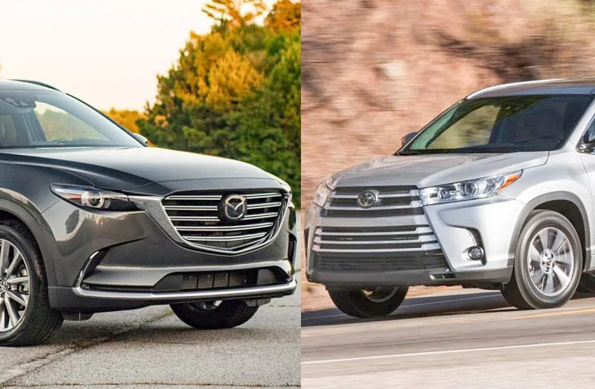  Compara Toyota Highlander e Mazda CX-9