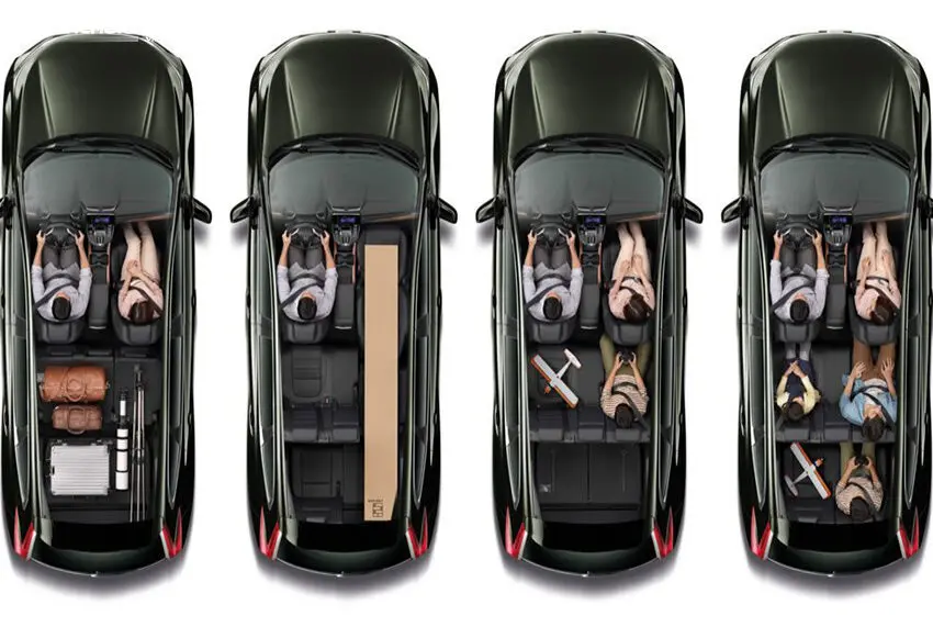 Hệ thống ghế Honda CR-V 2023 có khả năng gập/ngửa thông minh