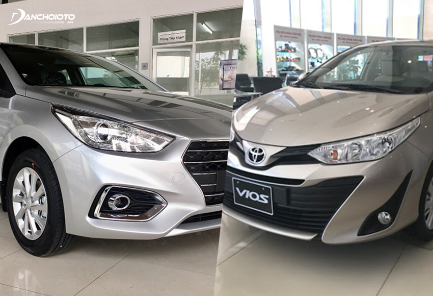 So sánh Vios và Accent, Vios có ưu thế về giá trị thương hiệu còn Accent có thế mạnh về giá thấp hơn