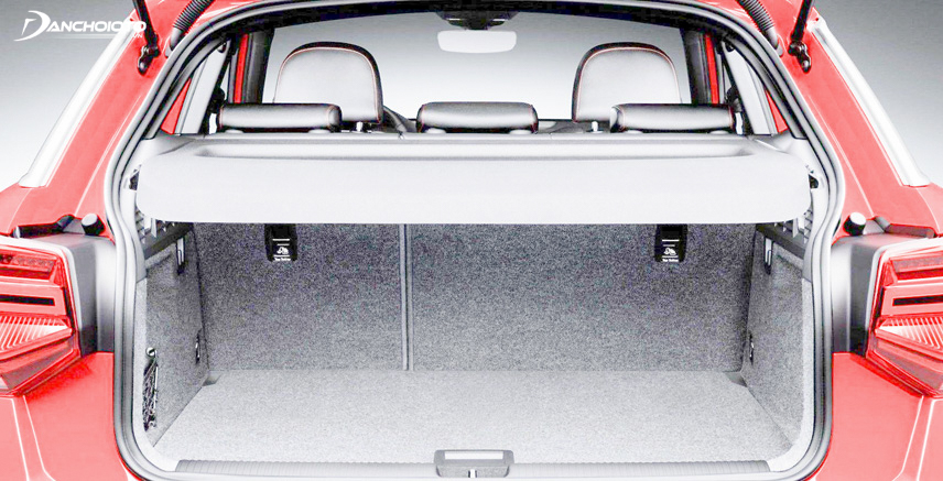 Khoang hành lý vừa đủ cho một chiếc crossover cỡ nhỏ như Audi Q2