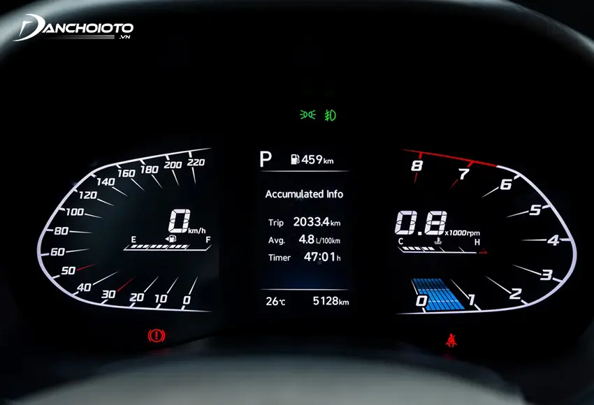 Cụm đồng hồ mới trên Hyundai Accent 2021