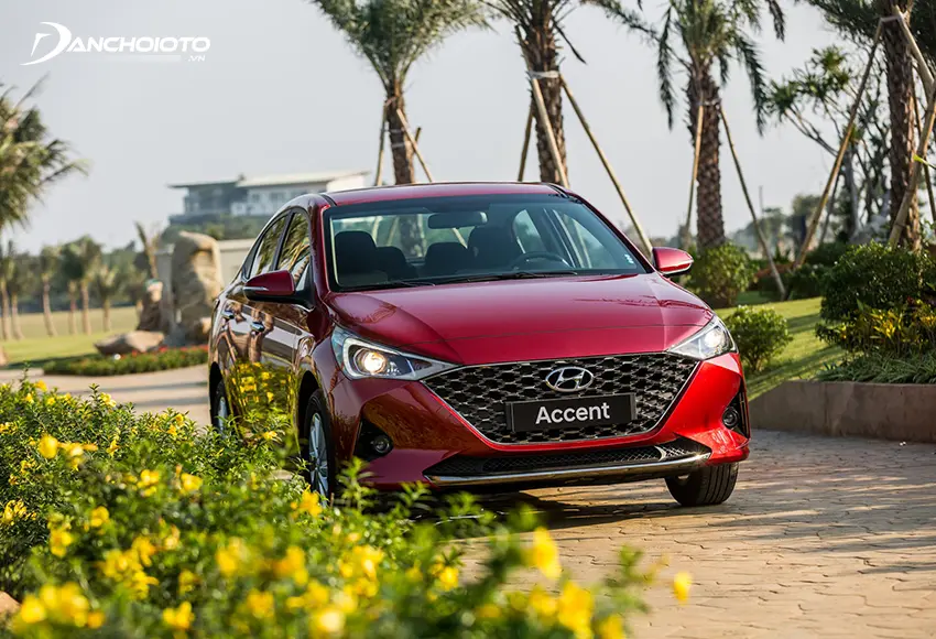 Vô lăng Hyundai Accent 2021 sử dụng trợ lực lái điện vẫn phong cách nhẹ nhàng như trước