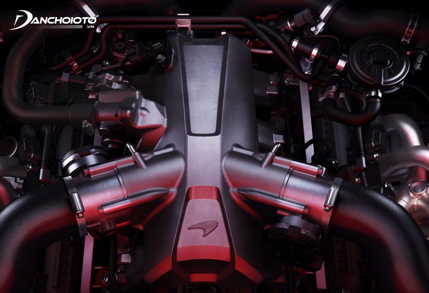 McLaren 720S sử dụng động cơ V8 tăng áp kép