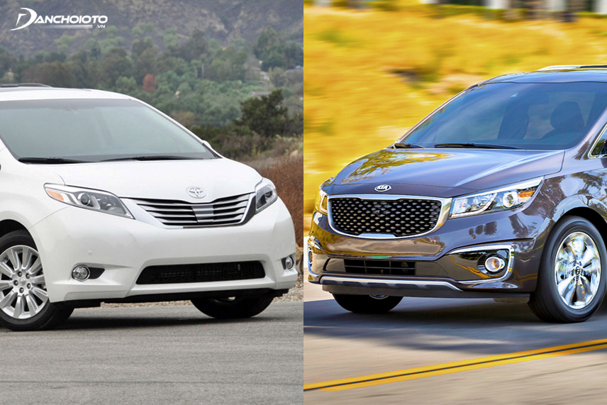 Toyota Sienna and Kia Sedona are two models that are highly appreciated in the MPV segment
