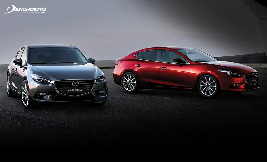 The Mazda 3 hatchback and sedan are both equipped with comparable safety features