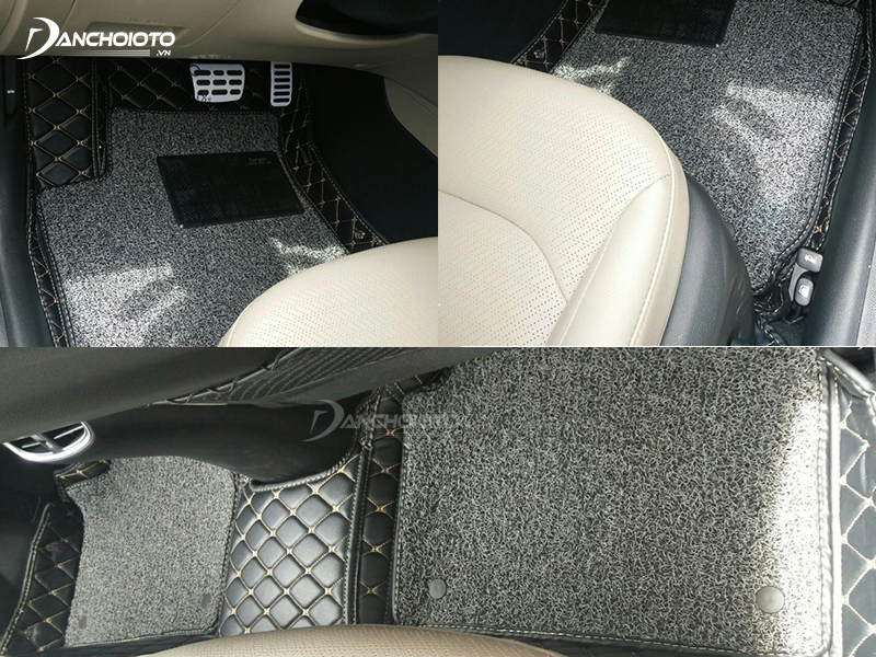 Thảm lót sàn ô tô 5D, 6D được thiết kế riêng theo từng mẫu, ôm khít, bảo vệ sàn xe
