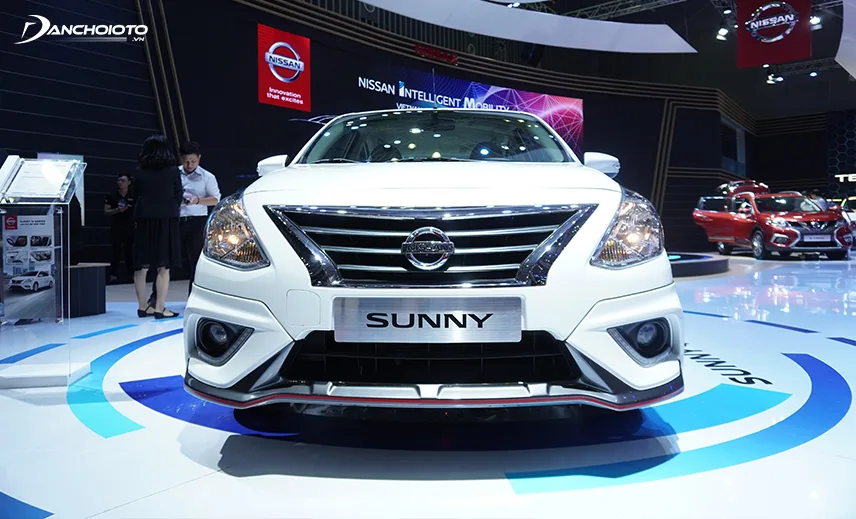 Nissan Sunny 2020 vẫn giữ lưới tản nhiệt hình thang ngược
