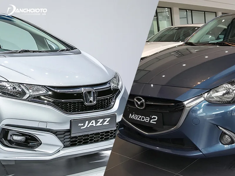 So sánh Honda Jazz và Mazda 2, Jazz có lợi thế về vận hành, trong khi Mazda 2 có giá bán rẻ hơn