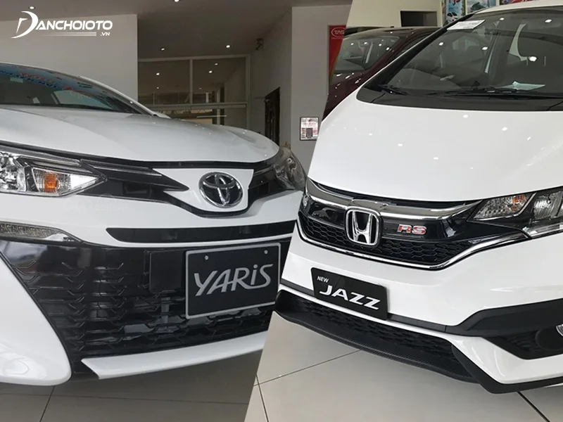 So sánh Honda Jazz và Toyota Yaris, Jazz có giá bán thấp hơn, lại có nhiều phiên bản hơn để lựa chọn