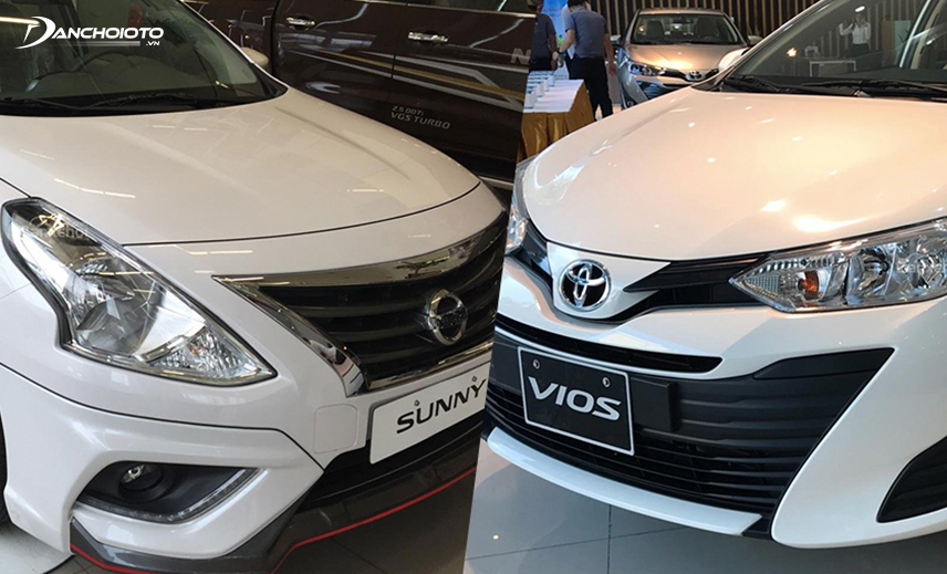So sánh Toyota Vios và Sunny, Vios có nhiều ưu điểm hơn, trong khi Sunny có lợi thế giá bán rẻ hơn