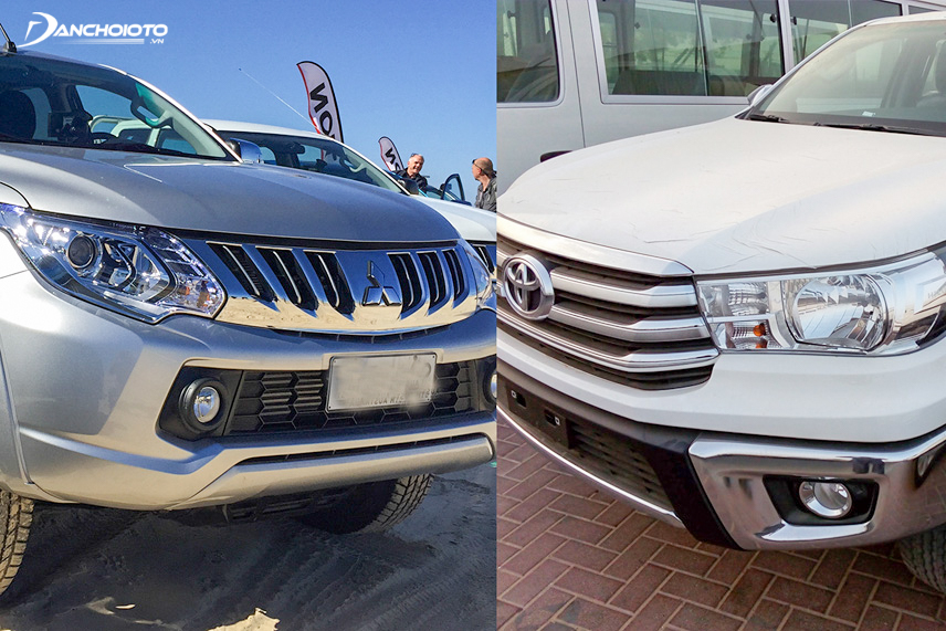 Toyota Hilux và Mitsubishi Triton là 2 đối thủ nặng ký trong phân khúc bán tải