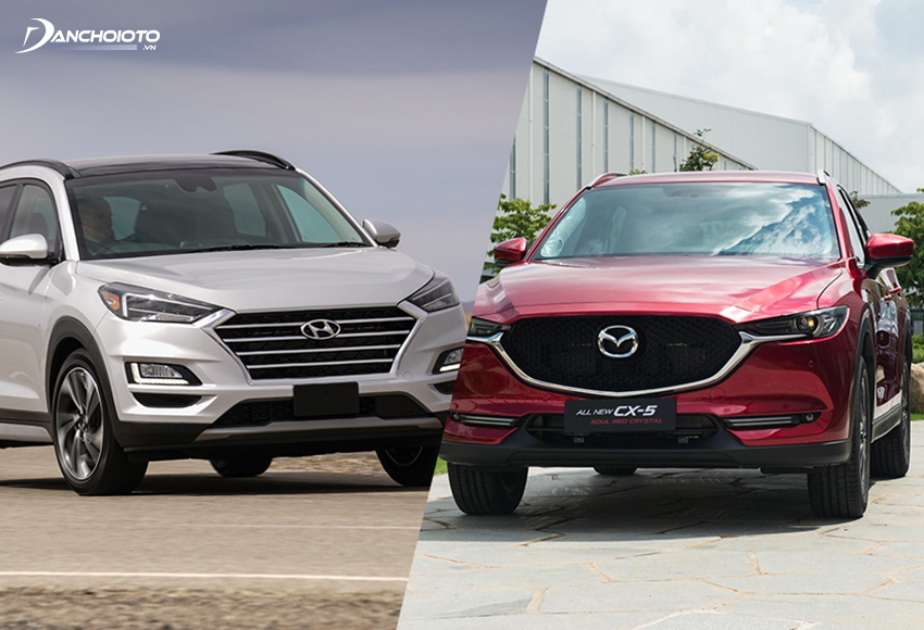 So sánh Tucson và Mazda CX5, Tucson chiếm lợi thế lớn nhờ giá bán thấp hơn