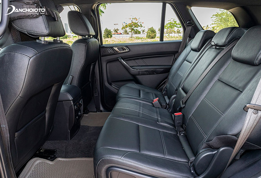 Cả 3 vị trí ngồi Ford Everest 2020 đều khá thoải mái
