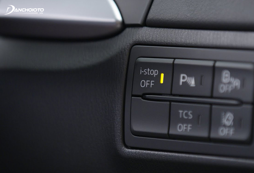 Mazda CX-8 có I-Stop giúp tiết kiệm nhiên liệu