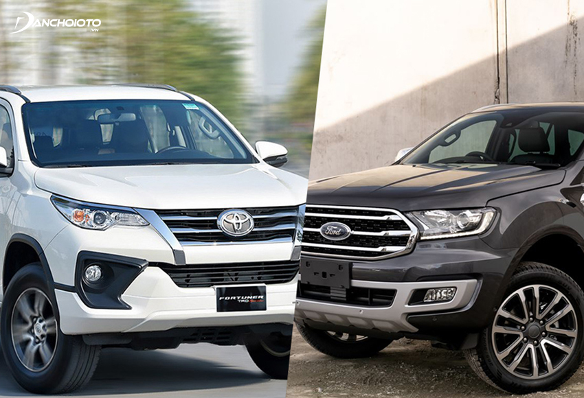 So sánh Everest và Fortuner, 1 bên mang chất hầm hố hơi thô của xe SUV Mỹ, 1 bên mang nét hào hoa, tinh tế của xe Nhật