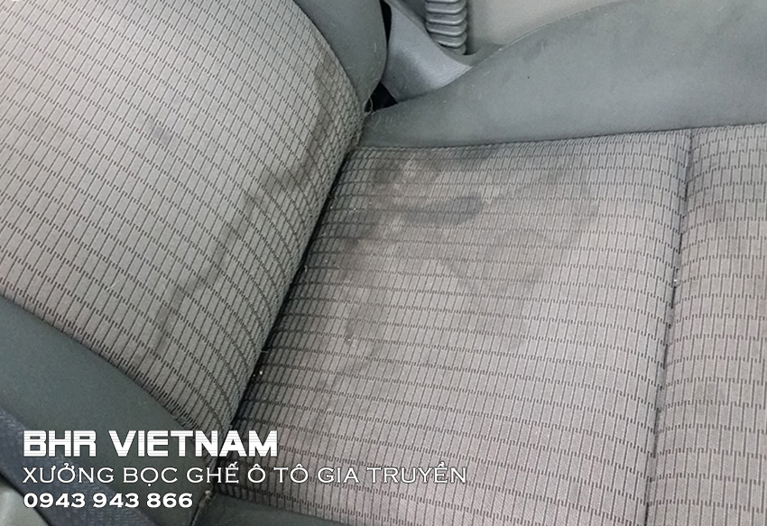 Ghế nỉ rất khó vệ sinh