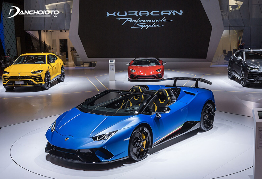 Lamborghini là nhà sản xuất siêu xe thể thao hàng đầu thế giới đến từ Ý