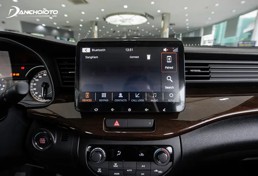 Suzuki Ertiga 2024 được trang bị màn hình xe Android cảm ứng 10 inch, lớn nhất trong phân khúc