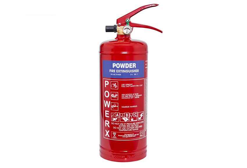 Dry powder fire extinguishers use dry powder fire extinguishing agents