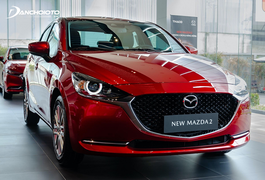 So sánh Vios và Mazda 2, Mazda 2 nổi bật hơn về thiết kế và trang bị