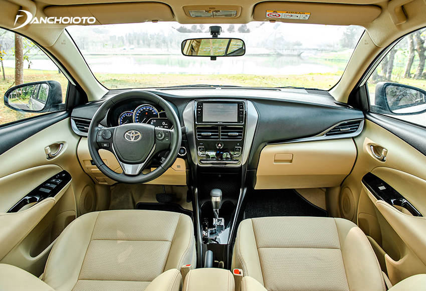 Nội thất Toyota Vios chủ yếu tập trung vào tính thực dụng