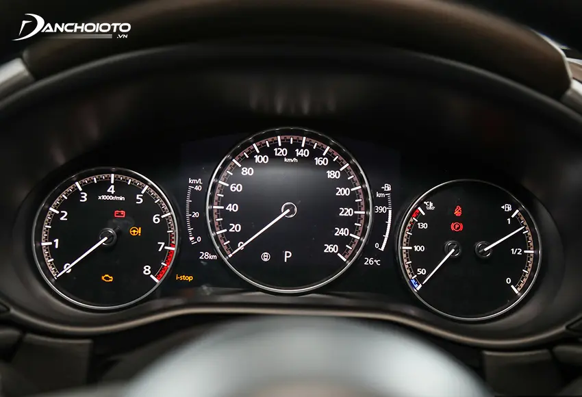 Cụm đồng hồ Mazda CX-30 2021 dùng giao diện tương tự Mazda 3