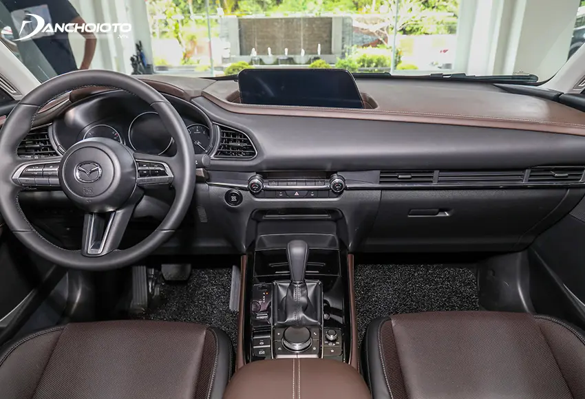 Mazda CX-30 2021 kế thừa hơn 80% thiết kế nội thất của Mazda 3