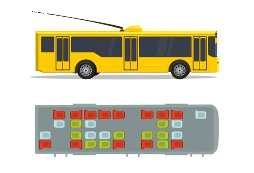 Với xe khách, xe buýt lớn, vị trí nguy hiểm nhất là hàng ghế chạy dọc cửa sổ bên phía ghế lái