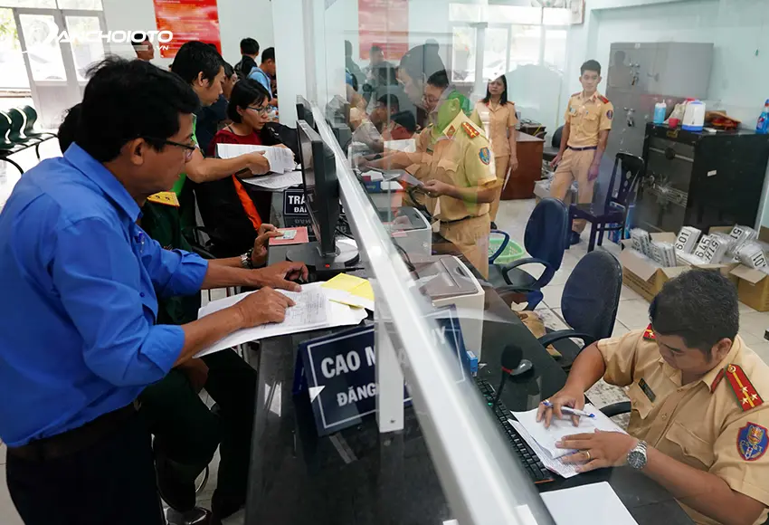 Nơi làm lại đăng ký xe ô tô bị mất là Phòng Cảnh sát giao thông Công an tỉnh, thành phố trực thuộc trung ương