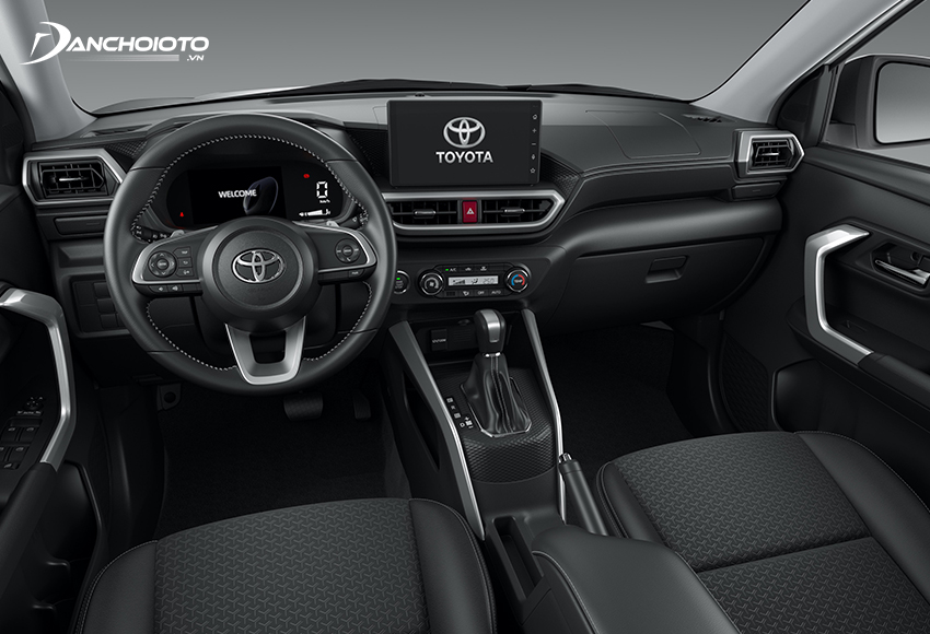 Nội thất Toyota Raize 2022 cũng được áp dụng thiết kế hoàn toàn mới, cầu kỳ và hiện đại