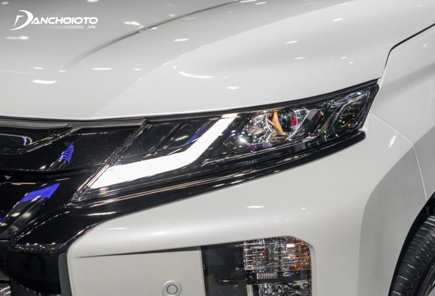 Hệ thống chiếu sáng Mitsubishi Triton Athlete 2023 được trang bị đèn Bi-LED