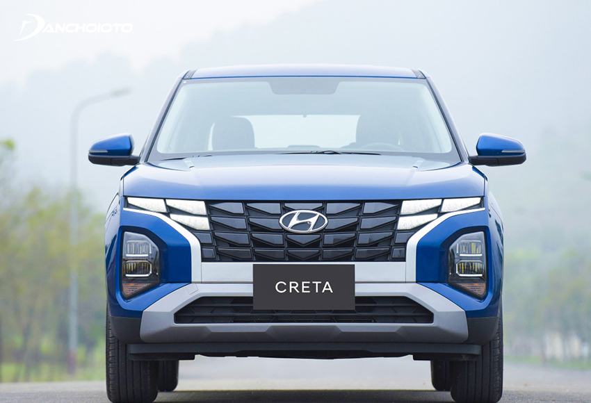 Ngôn ngữ thiết kế Sensuous Sportiness đem đến cho đầu xe Hyundai Creta 2023 một “giao diện” trẻ trung, thể thao, cực kỳ thu hút