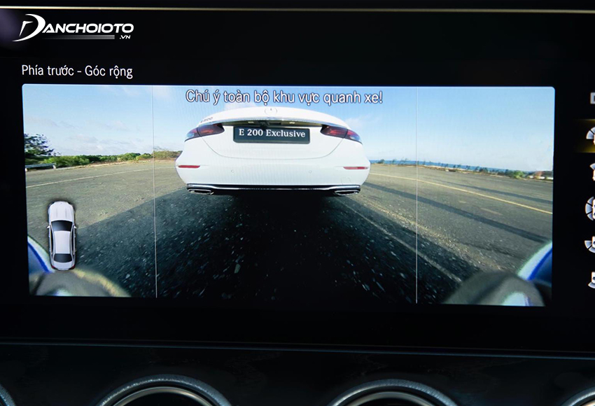 Mercedes E300 AMG 2022 có thêm camera 360 độ cho góc nhìn toàn cảnh