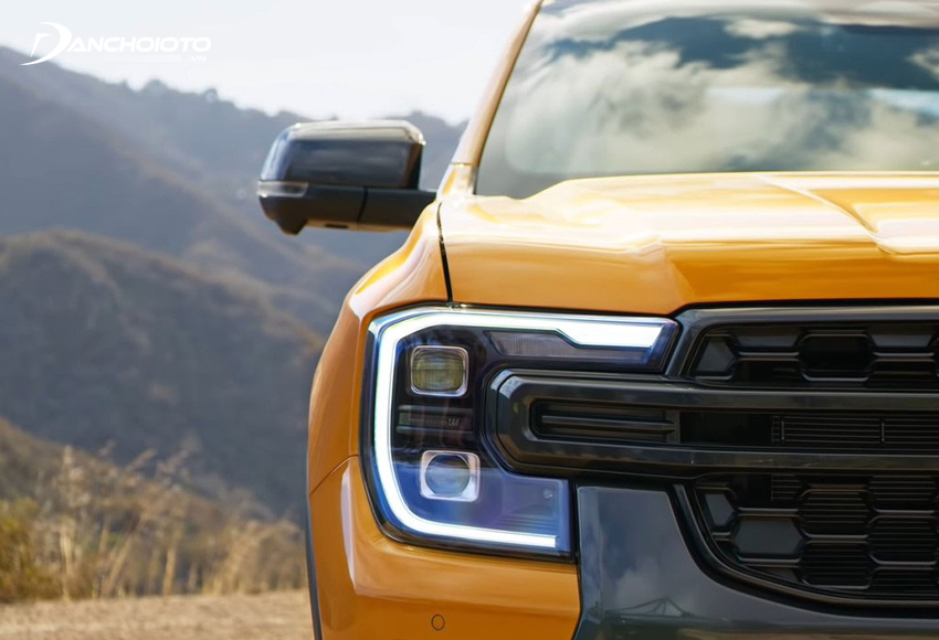 Ford Ranger Wildtrak được trang bị hệ thống chiếu sáng LED Matrix hiện đại