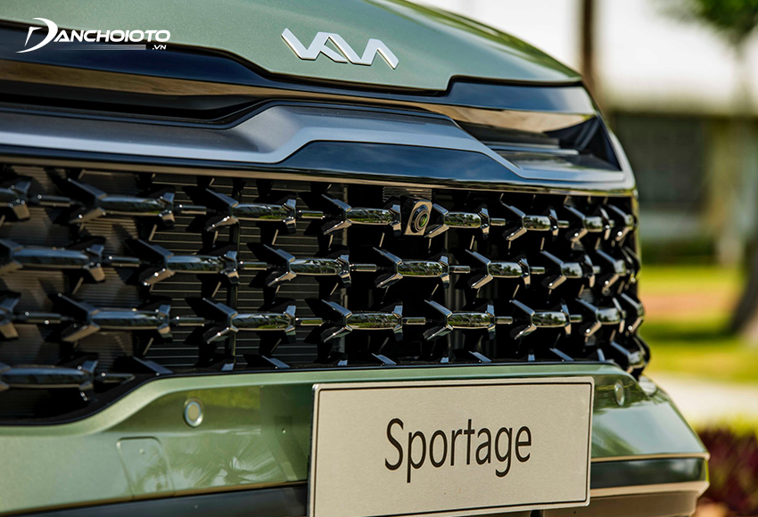 Kia Sportage 2022 sử dụng bộ lưới tản nhiệt mô hình mới