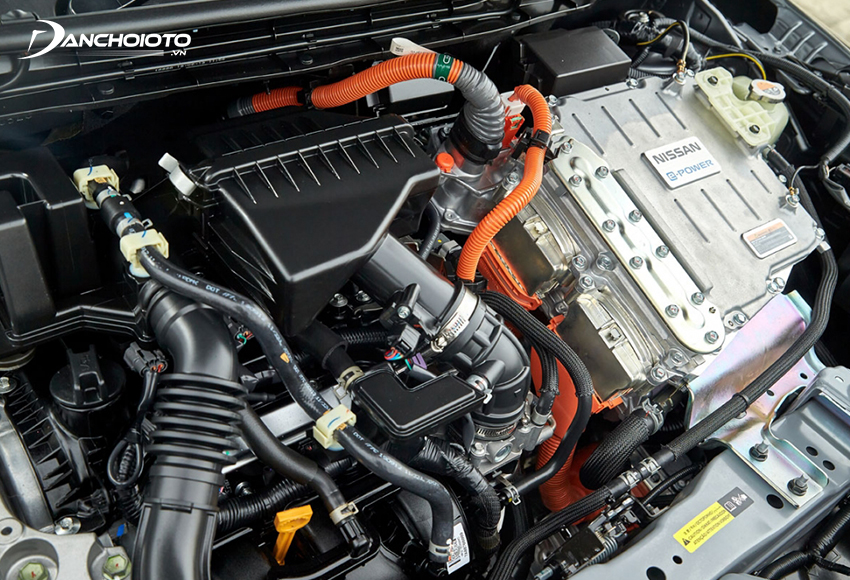 Nissan Kicks 2022 sử dụng động cơ hybrid E-Power, kết hợp mô tơ điện và động cơ xăng