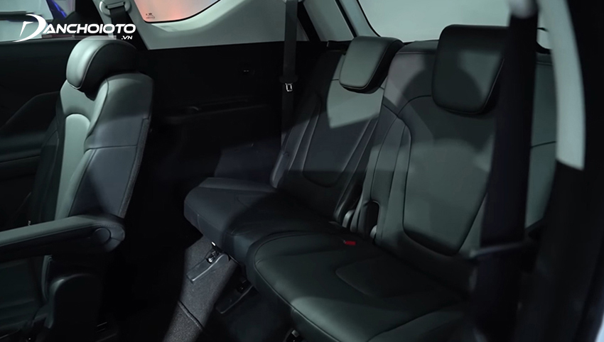 Hàng ghế thứ ba Hyundai Stargazer 2023 ở mức vừa đủ dùng