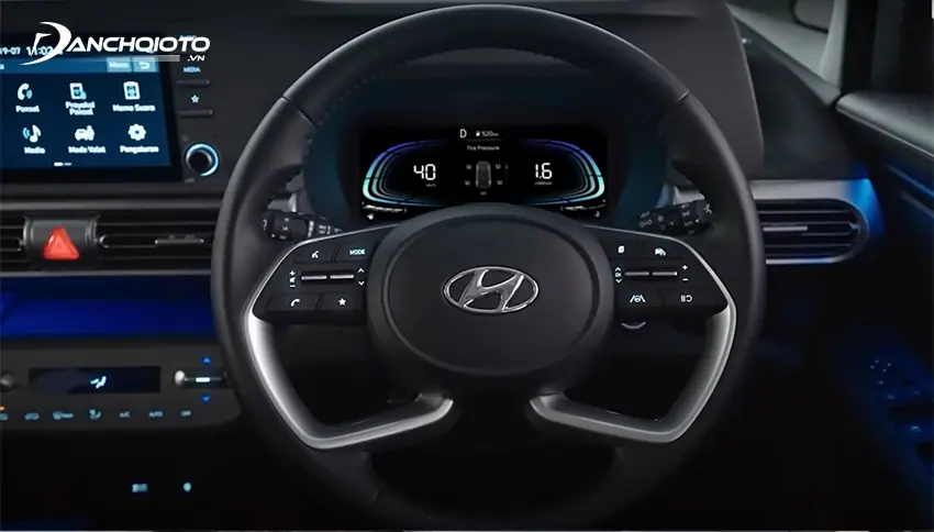 Hyundai Stargazer 2022 – 2023 sử dụng loại vô lăng 4 chấu