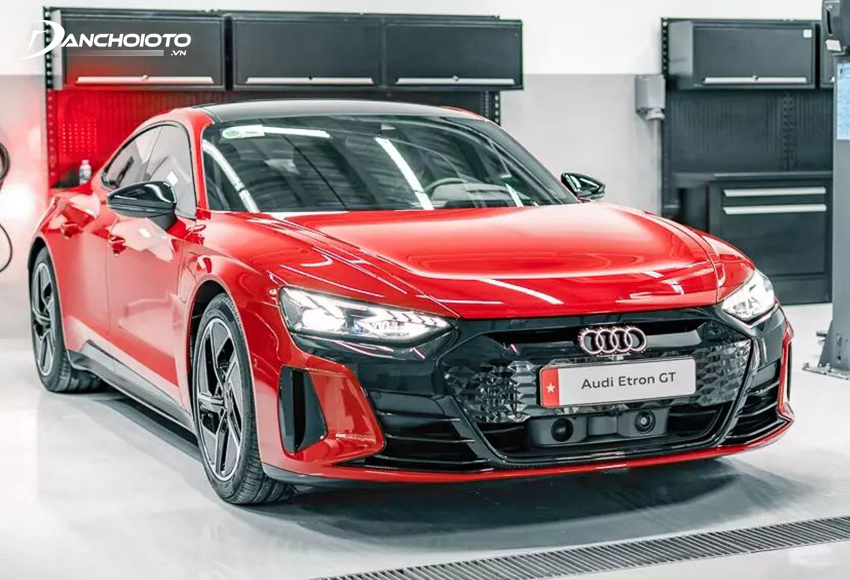 Audi e-tron GT 2022 sở hữu thiết kế theo phong cách thể thao đậm chất tương lai