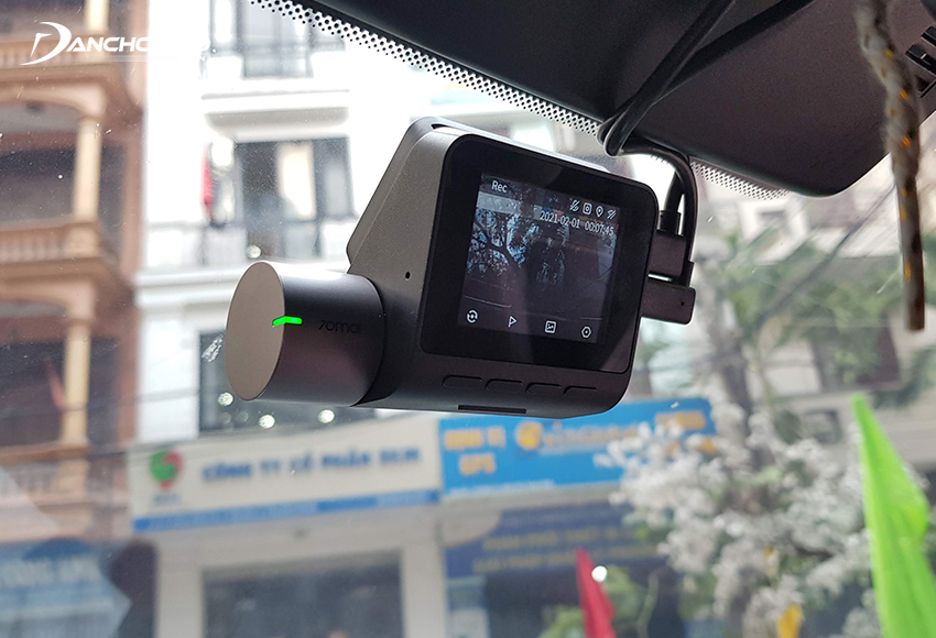 Camera hành trình Xiaomi A500S có thể ghi hình trước và sau