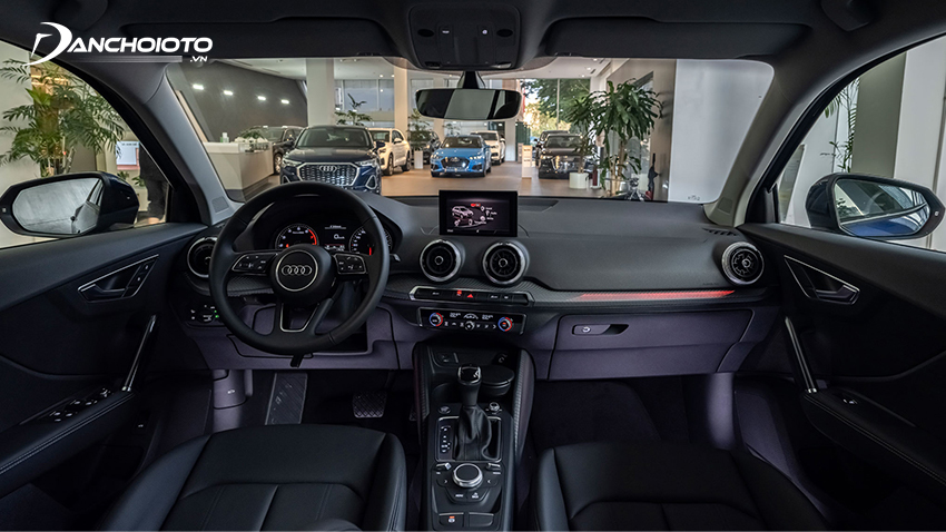 Khoang nội thất Audi Q2 2023 không có sự khác biệt nhiều so với bản tiền nhiệm